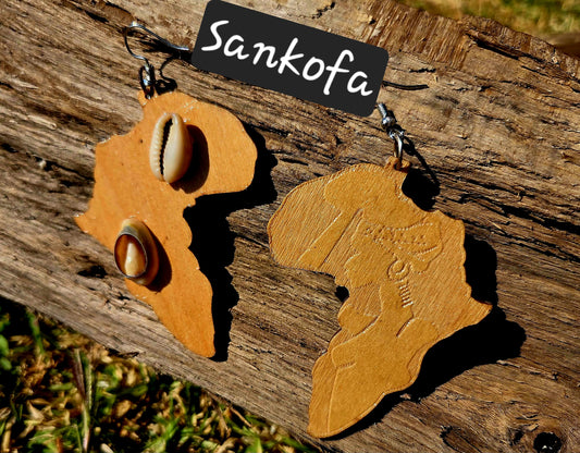 Sankofa statement earrings